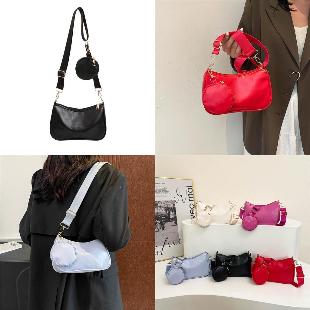 Trendy Korean Style Womens Crossbody Bag Chic Fashionable Pu Material For Everyday Use