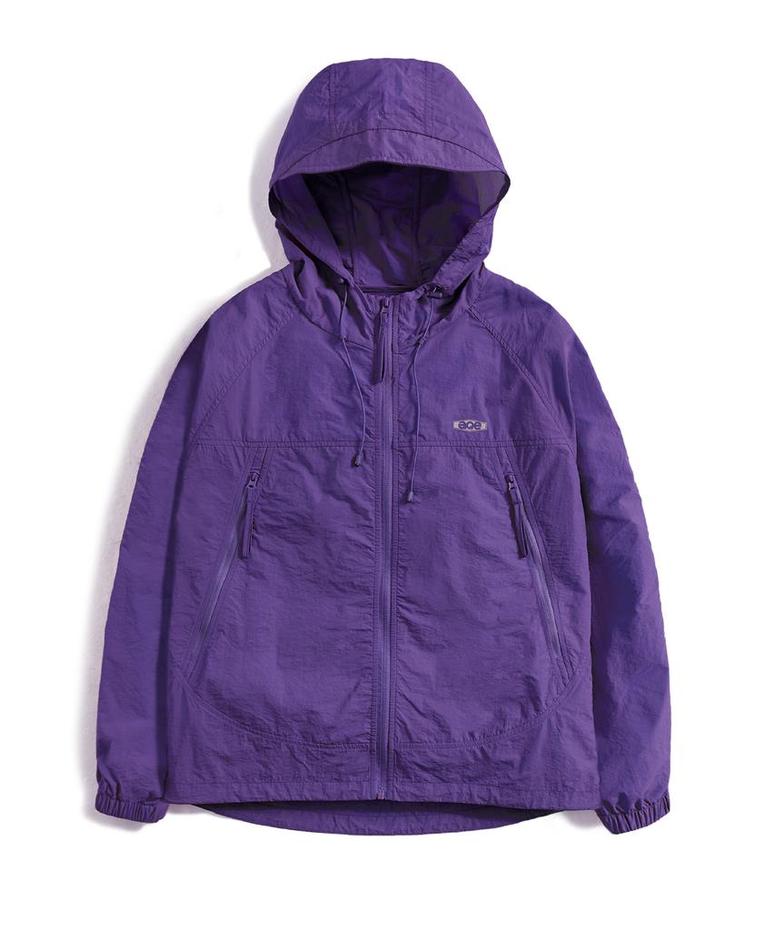 Fluke Ultra Light Packable Windbreaker Jacket Purple Fjk127