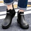 Men's Lightweight Waterproof Ankle Rain Boots - Non-Slip, Wear-Resistant Outdoor Shoes