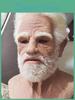 Man Realistic Mask Old Halloween Vicissitudes Simulation Full Face Mask Role Play School Party Gathering Game Head Cover