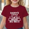 Daddys Little Helper Tshirt Soft ShortSleeve Tee Tool Graphic Cotton Baby Clothing Fathers Day Gift Girl Boy Clothes