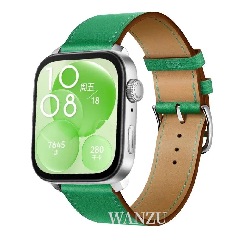 High-end Leather Strap For Huawei Watch Fit 5 Pro/4 Pro Sports Comfortable Breathable Bracelet Huawei Fit 5/4/3 Correa Accessory