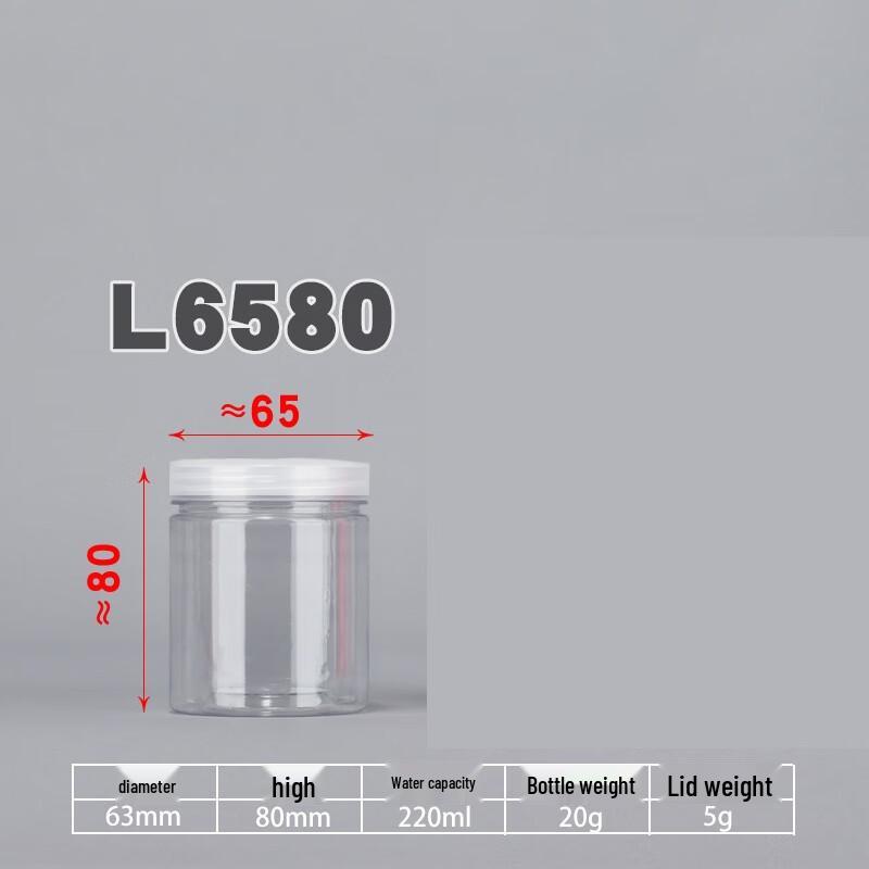 Yunrui Маленькая круглая пластиковая банка для хранения