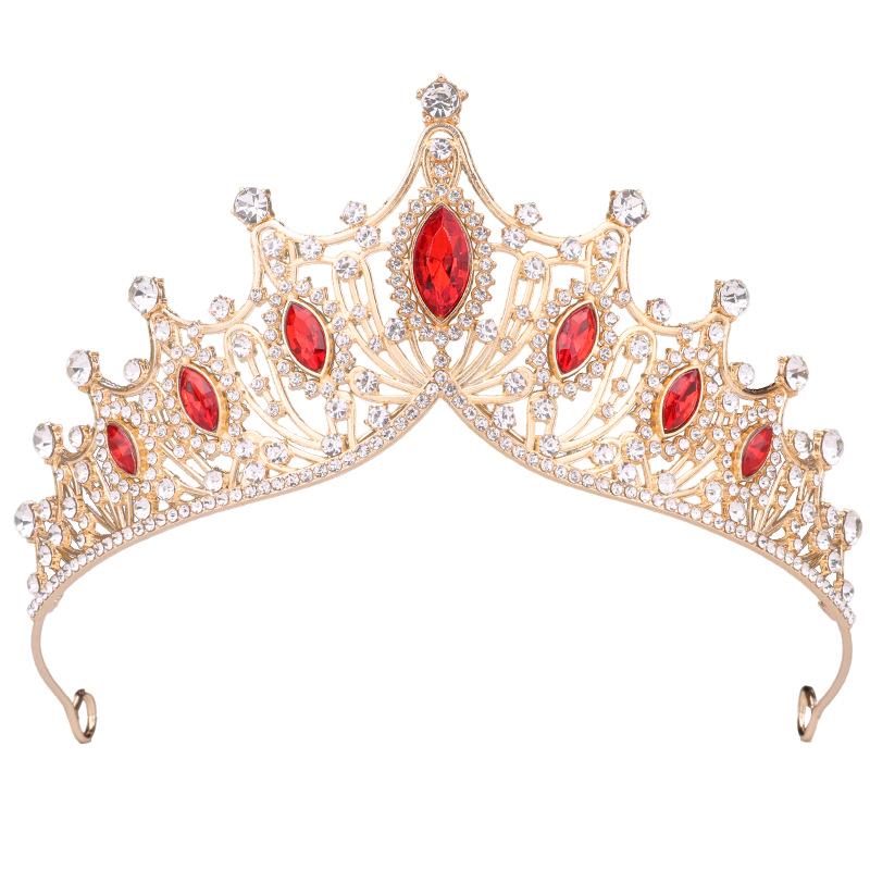 

Дитяча діадема-корона принцеси з кристалами для днів народжень та виступів