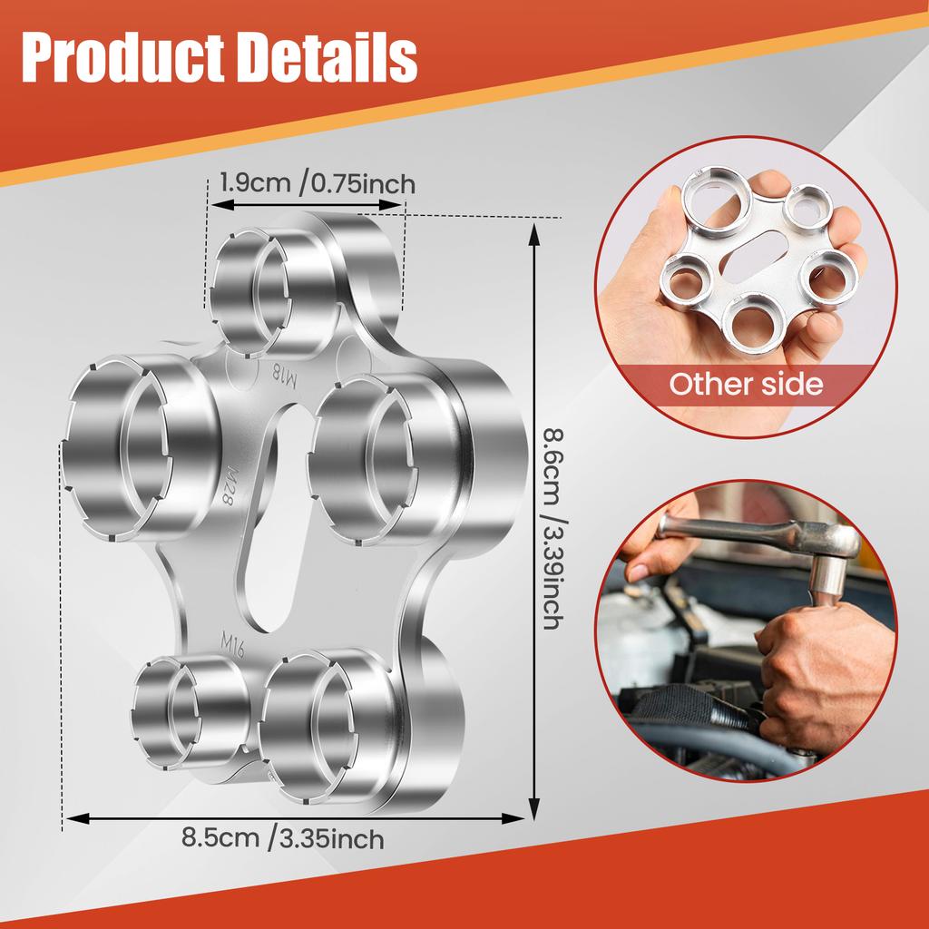 10 in 1 faucet aerator disassembly wrench durable with Gloves Universal Kitchen Sink Tap Aerator Removal Tool