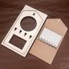 1 Stück Leder-Stanzform-Schablone, A7-7,4*10,5cm Notizbuchhülle DIY Messerform Werkzeug zum manuellen Schneiden von Kunstleder/Papier/Stoff