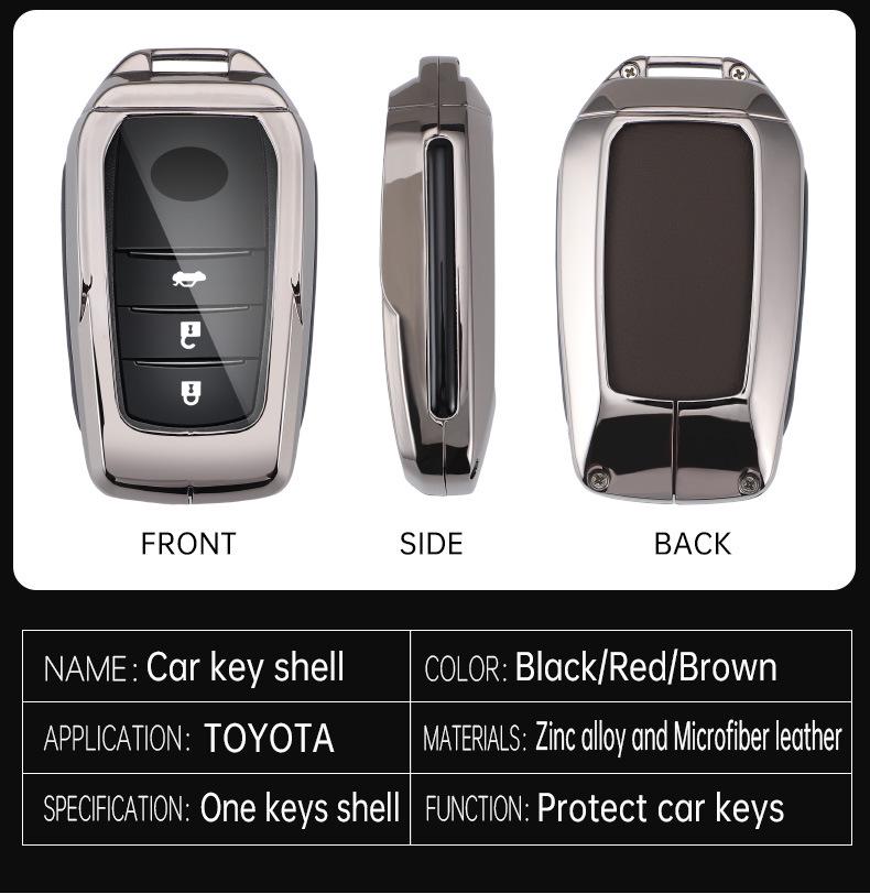 Toyota Schlüsselabdeckung für Camry, Corolla, Levin, Avalon, RAV4, Wildlander, Cupra und Prado
