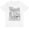 Maglietta Androgina Ermetica Arte Occulta Vintage Alchimia Magia Esoterica T-shirt
