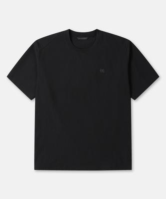 Koolongseupocheu Men'S Crease Round Neck Short Sleeve T-Shirt (Set-Up) Tltcm26611Blk