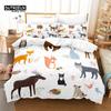 Cartoon Children Robot Duvet Cover Set, Robot Bedding Set, Soft Comfortable Breathable Duvet Cover, For Bedroom Guest Room Decor