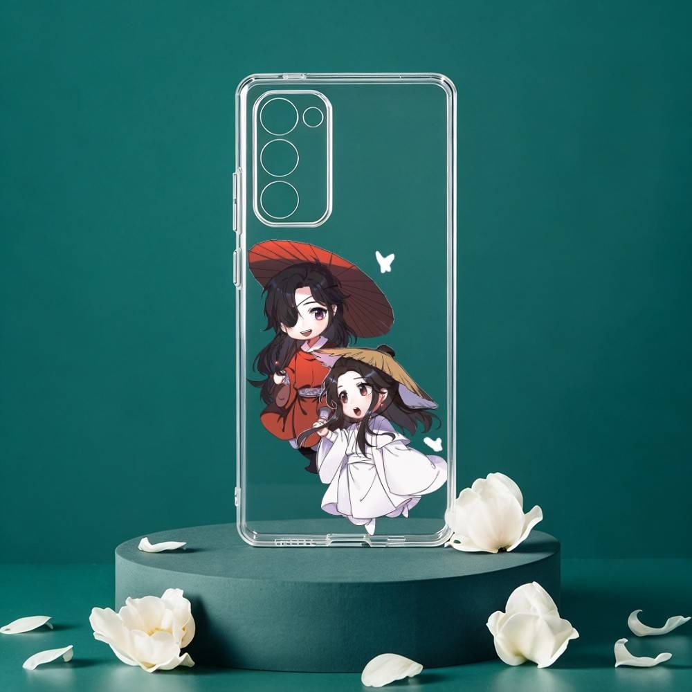 Heaven Officials Blessing Phone Case For Samsung Galaxy S24 S25 S23 S22 S21 Plus S24 S25 Transparent Cover Case