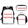 Trendy Popular New Fox 3D Print 3pcs/Set Student School Bags Laptop Daypack Backpack Lunch Bag Pencil Case