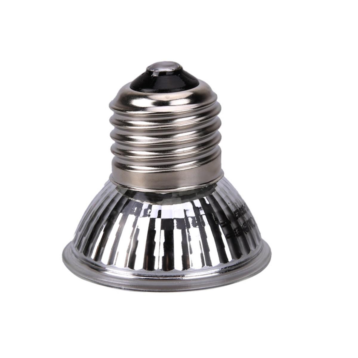 

25/50/75W Turtle Sunbathing Lamp UVA UVB 3.0 Alloy Amphibians Basking Back Lamp Full Spectrum Reptiles Heating Bulb Pet Products 25W