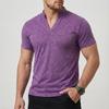 Men's Solid Color Short Sleeve Tops Men's Casual Fashion Short Sleeve Tops