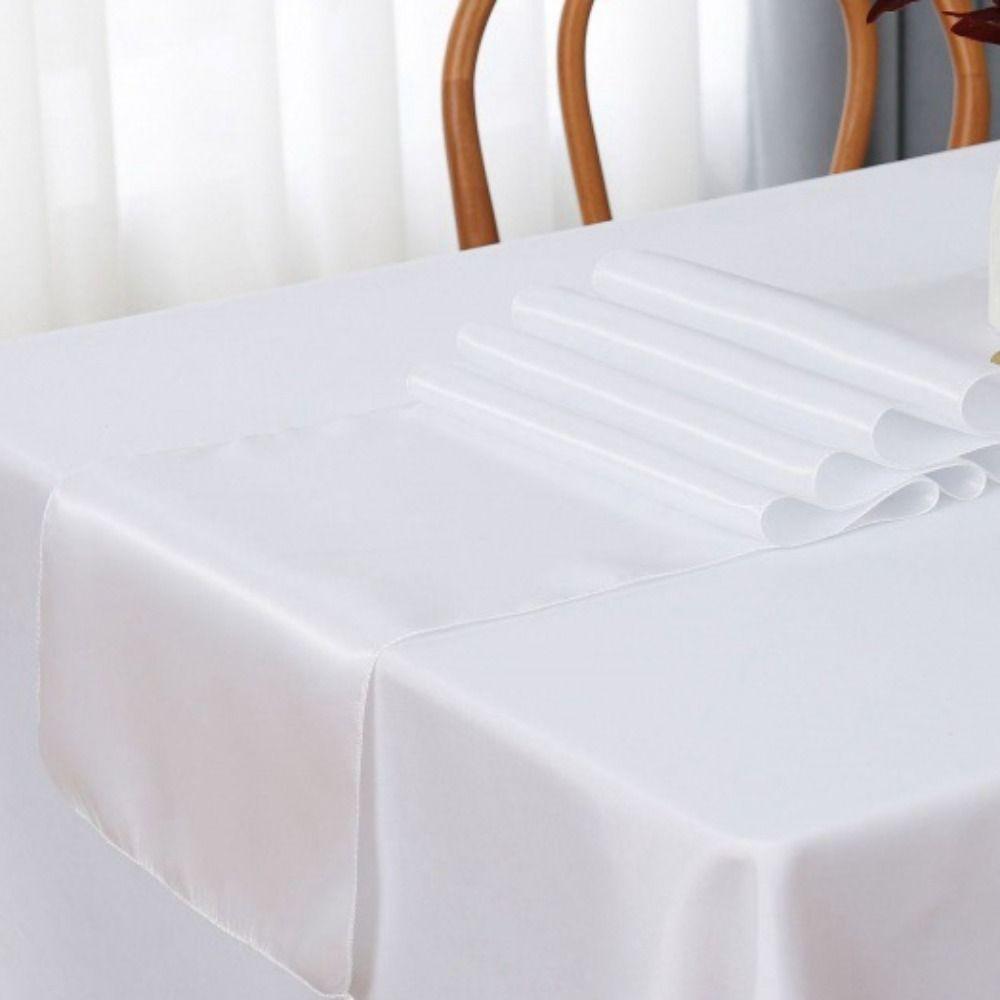 3PCS Elegant Satin Table Runner Classical Coffee Table Runner Decorative Tablecloth  Graduations