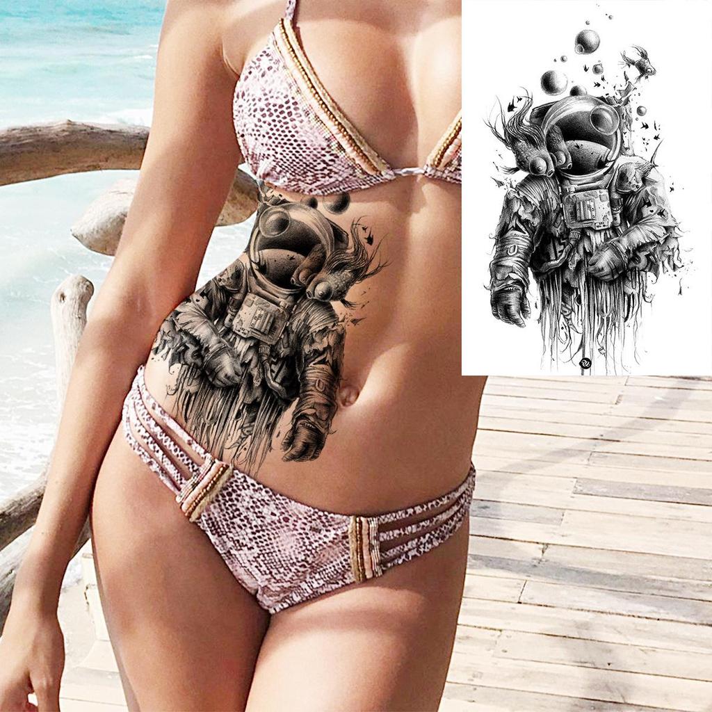 Realistic Long-lasting Animal Head Temporary Tattoo Stickers
