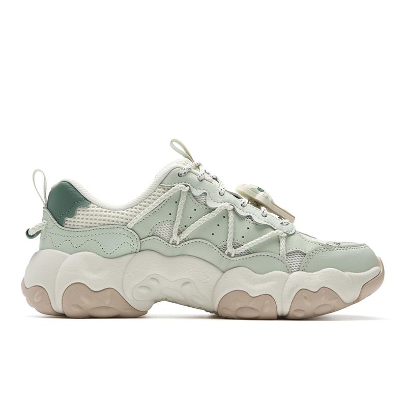 FILA FLUID 6 Cushioning Abrasion Resistant Coverage Lightweight Low top Chunky Sneakers Women's Freshwater Green F12W612137FDA