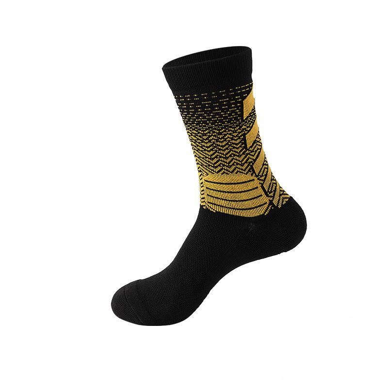 Verlaufende High-Top Court Elite Socken, Verdickte Wettkampf-Umfassende Praktische Sportsocken, Professionelle Basketballsocken