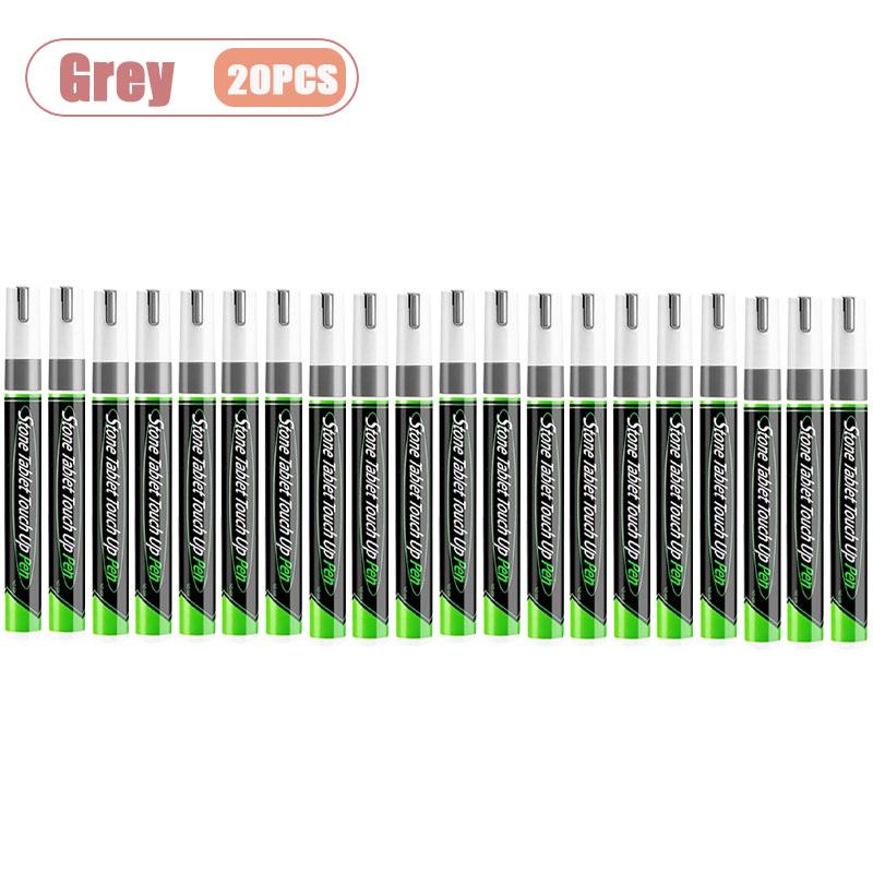 Tombstone Lettering Repair Paint Pen for Grave Marker Metal Stone High Heat Resistant Waterproof Fade Proof Outdoor Use