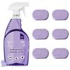 6Pcs Cleaning Tablets With Reusable Dispenser Bottle For Kitchen Countertop Sink Appliance Cleaning Nontoxic Formula