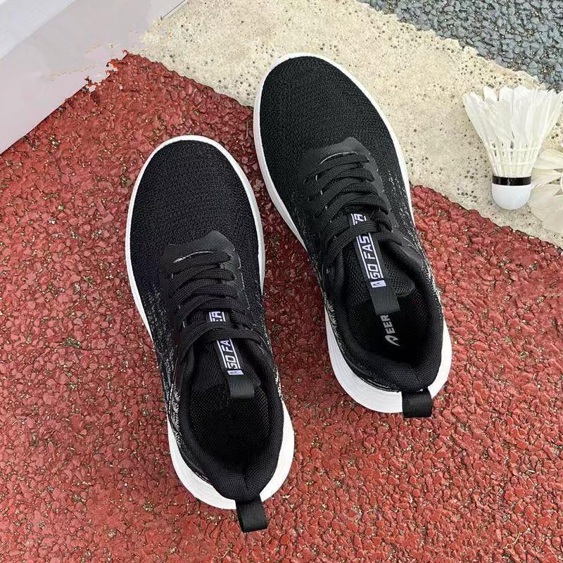 Female students running sports shoes men's shoes spring and summer new trendy versatile breathable high-value casual shoes