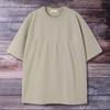 Trendy Brand Men's Foam T-shirt Summer New Fashion Simple Versatile Short-sleeved Loose Men's Round Neck Shirt