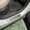 Peugeot 2008 Carbon Fiber Door Sill Protector - Ultra-Thin, Anti-Scratch, Universal Bumper Strip.