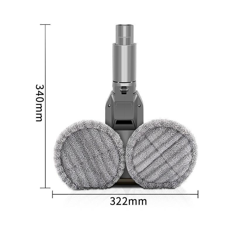 Compatible Electric Mop Head for Dyson V6/V7/V8/V10/V11 – Suction and Wet Mopping All-in-One Cleaner