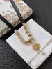 Latest Hot Brand Vintage Women's Necklace Luxury Jewelry For Women Designer Pendant Long Short Chain Necklaces Pearls Choker
