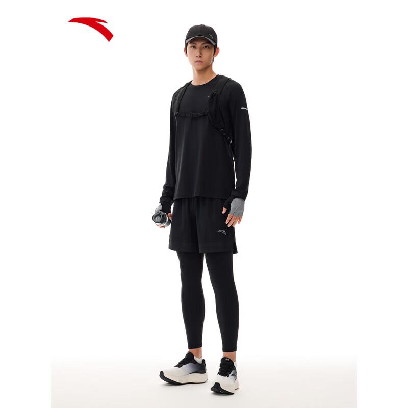 ANTA Men s 2025 Summer Running Moisture-Wicking Long-Sleeve T-Shirt 185/2XL