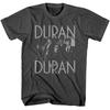 Pánské tričko kapely Duran Duran Jednobarevné Debutové album New Wave Rock 80. léta