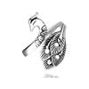 Adjustable Vintage 3D Silver Peacock Ring - Women's Retro Jewelry Accessory