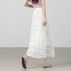 Shangdu Bila Pleated A-Line Midi Skirt