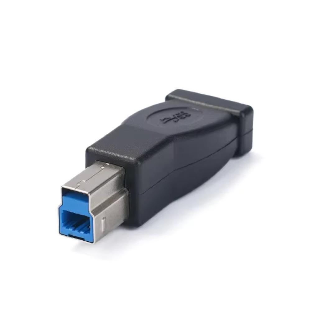 

USB Type C Female до USB3.0 B Male Адаптер-конвертер для передачі даних для принтера, сканера, зовнішнього жорсткого диска, ноутбука чорний