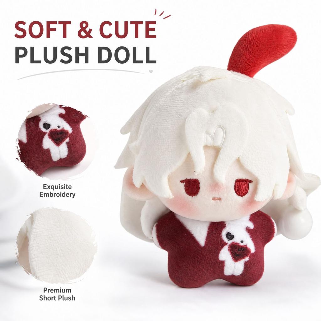 Soft Plush Keychain Charm, Cute Collectible Plush Pendant for Bags and Backpacks