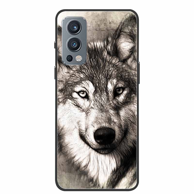 Black Silicone Case For OnePlus Nord 2 5G Phone Case Cover Soft Funda For One Plus OnePlus Nord 2 Back Cover Case 1+Nord 2 Nord2