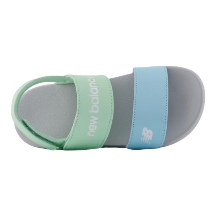 New Balance Nclay Comfortable Versatile Kids Sandals Kids Sandals Green Blue SYFNCLA1