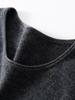 2026 Spring Seamless Round Neck Fine Knit Base Layer Shirt - 18 Gauge Superfine Wool