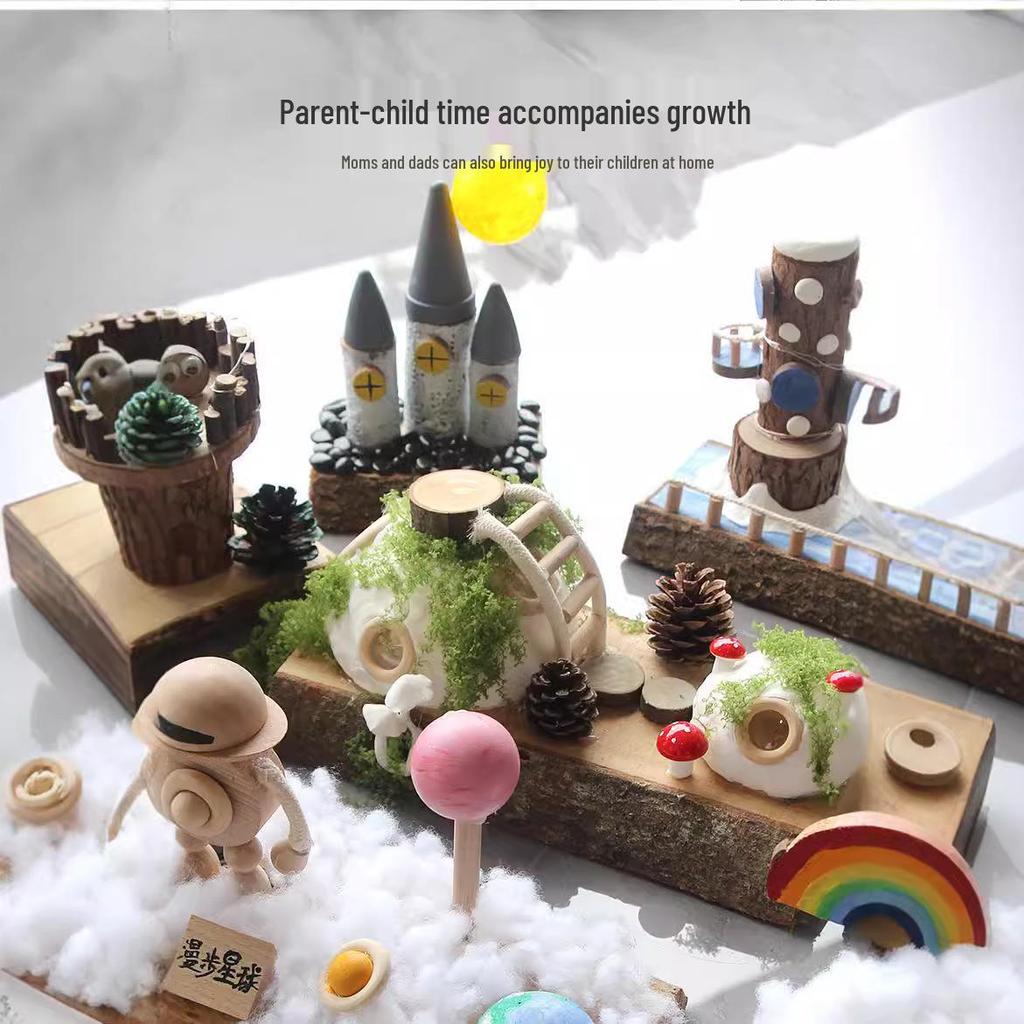 DIY Wooden Treehouse Building Kit for Kids: Creative & Educational Toy