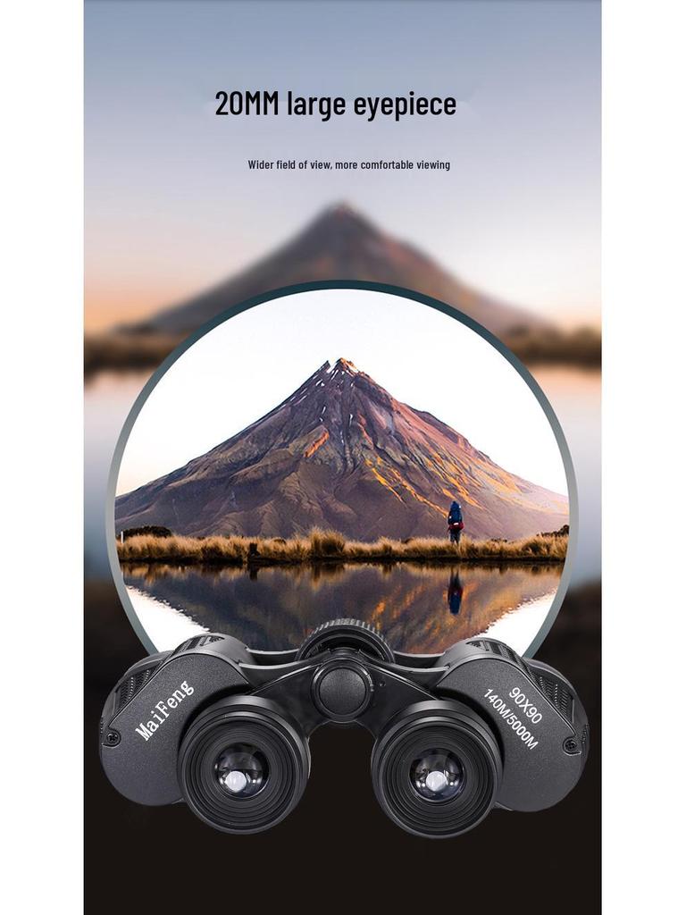 Maifeng 90x90 HD Night Vision Binoculars - Compact, High-Power Outdoor Telescope