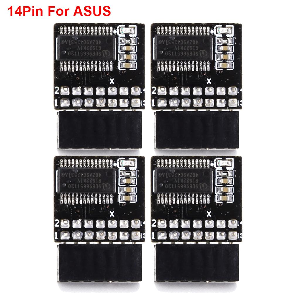 10-1PCS TPM 2.0 Encryption Security Module Board 4GB For ASUS ASRock MSI ASRock GIGABYTE LPC 14/18/20 Pin Motherboards Card