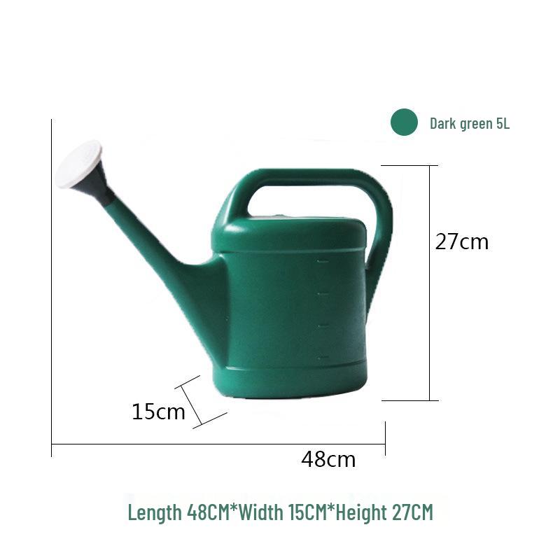 Large Capacity Plastic Watering Can 9003 for Balcony and Vegetable Planting with Long Spout