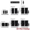 Set Of 2 Flat Printing Curtains Without Rod Halloween Magic Elements April Fools Is Day Festival Fashion Prints Light Curtain Polyester