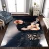 Sheeran Customized Name Floor Rug Office Rug Perfect for Balcony Foyer Entryway Playrooms Antislip Carpet Office home decor Spiritual Gift