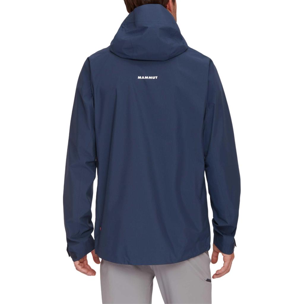 Mammut Solid Color Hard Shell Hooded Jacket Men Jackets Ocean-Blue 1010306605118