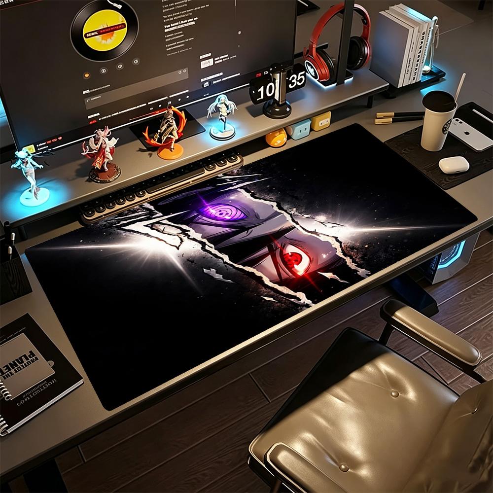 Naruto Large Mouse Pad Gaming Laptop Mouse Pad Ultra-Long Desk Mat Non-Slip Rubber Bottom Perfect for Office Desktop Supplies School Home