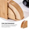 Elegant Bamboo Coffee Filtration Paper Storage Holder Long-Lasting Compact And Designed For Easy Access Perfect For Coffee Lovers