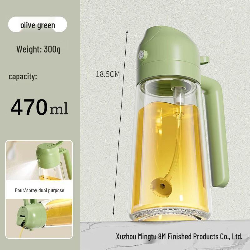 Automatic Oil Sprayer: Self-Opening Atomized Oil Spray Bottle for Effortless Cooking