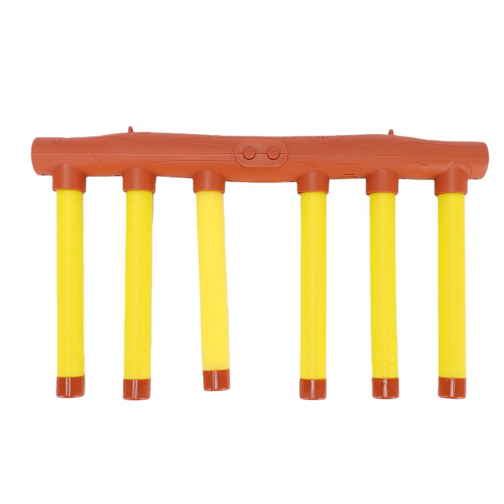 Catching Sticks Game with Remote Control Adjustable Speed Hand Speed Training Toy for Parent Child Interaction Yellow