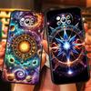 Cosmic Starry Sky Pattern Phone Case For Xiaomi Mi Poco F3 F4 F5 F6 X3 X4 X5 X6 X7 M3 M4 M5 M6 M7 GT Pro 5G Black